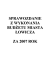 SPRAWOZDANIE Z WYKONANIA BUD śETU MIASTA ŁOWICZA ZA